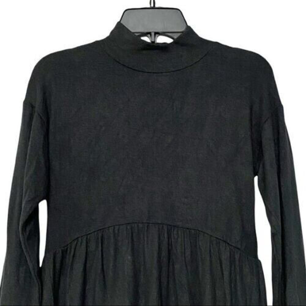 Ten Sixty Sherman Girls Long Sleeve Mock Neck Dress Size Large Dark Grey NWT